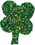 Clover glitter shape